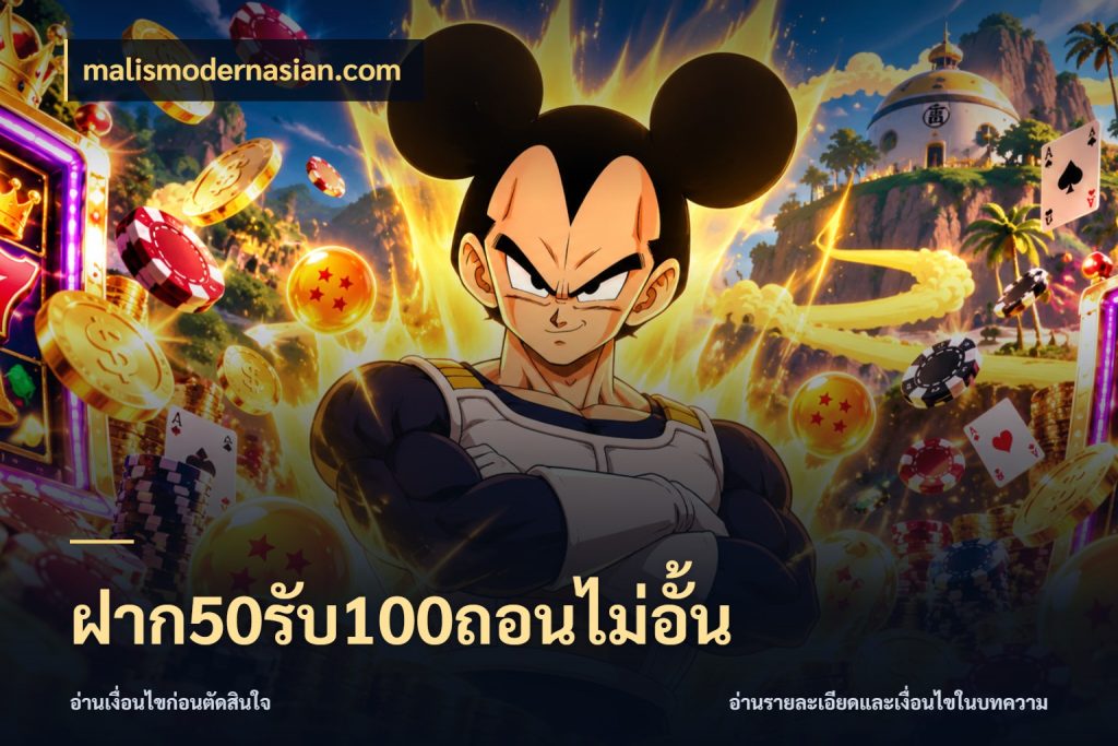 ฝาก50รับ100ถอนไม่อั้น โปรกับเกมที่ชอบเลือกให้ตรงสไตล์ กับ malismodernasian.com