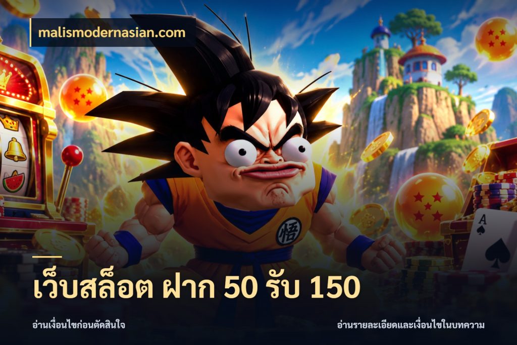 เว็บสล็อต ฝาก 50 รับ 150 malismodernasian.com จับคู่โบนัสกับสไตล์เกมที่ชอบ
