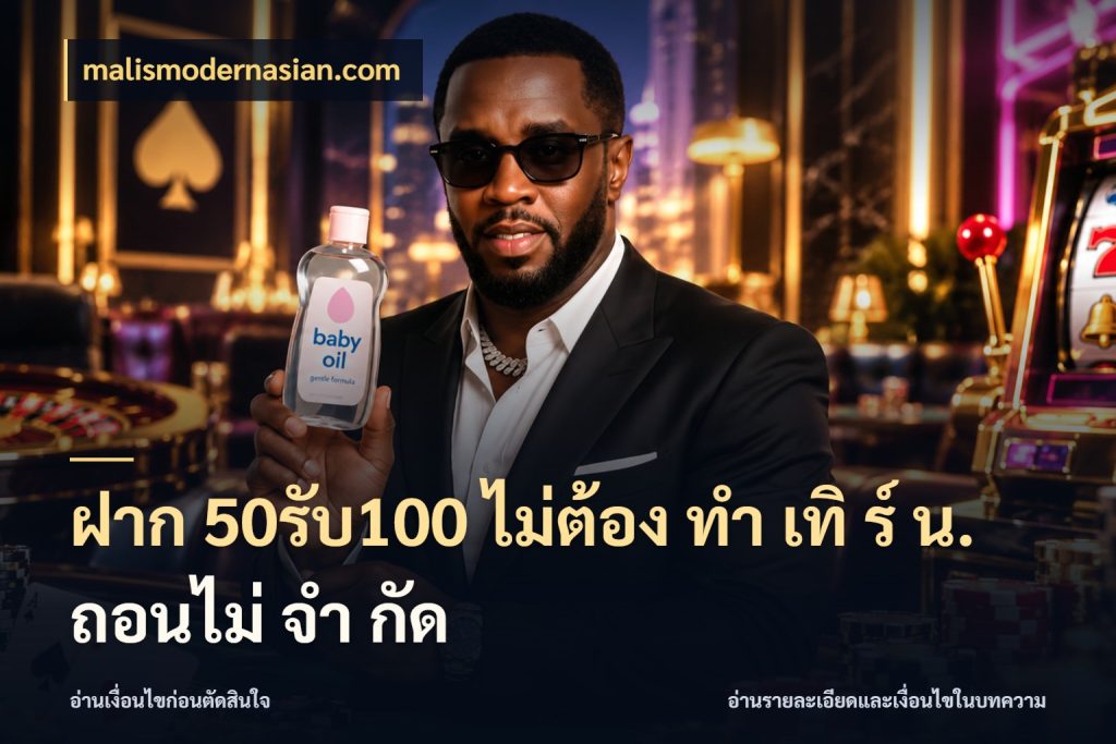 ฝาก 50รับ100 ไม่ต้อง ทํา เทิ ร์ น. ถอนไม่ จํา กัด สนุกกับตัวเลือกโปรในสไตล์ของคุณ ในมุม malismodernasian.com