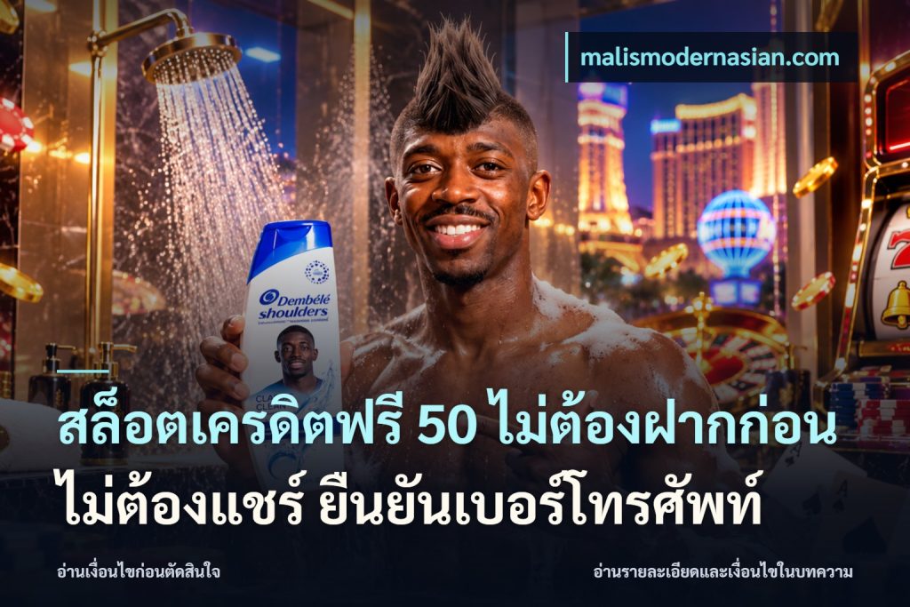 สล็อตเครดิตฟรี 50 ไม่ต้องฝากก่อน ไม่ต้องแชร์ ยืนยันเบอร์โทรศัพท์