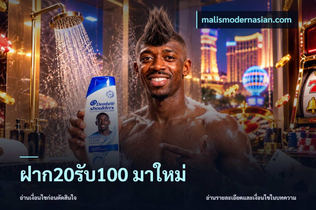 ฝาก20รับ100 มาใหม่