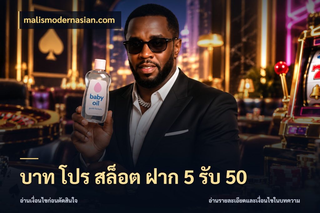 บาท โปร สล็อต ฝาก 5 รับ 50 ยอดฝากและยอดรับในมุมของคนชอบลุ้น กับ malismodernasian.com