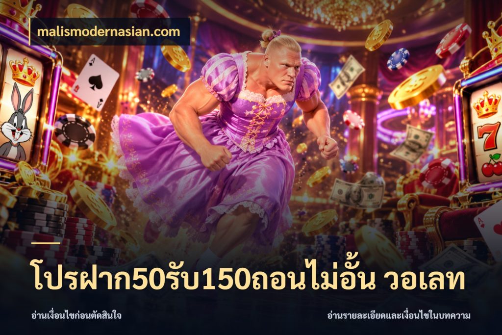 โปรฝาก50รับ150ถอนไม่อั้น วอเลท จับประเด็นยอดรับก่อนเลือกความสนุก กับ malismodernasian.com