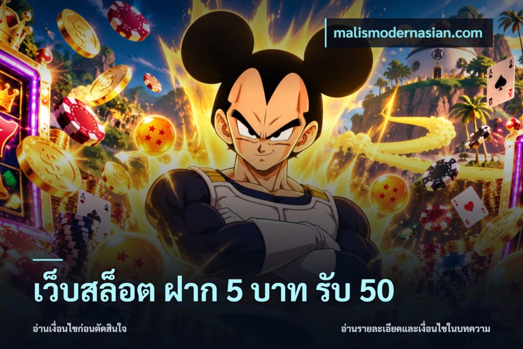 เว็บสล็อต ฝาก 5 บาท รับ 50