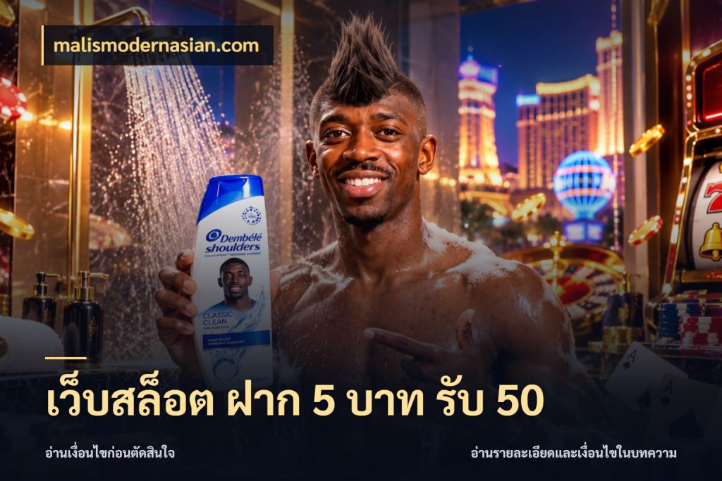 เว็บสล็อต ฝาก 5 บาท รับ 50 จับคู่โบนัสกับสไตล์เกมที่ชอบ กับ malismodernasian.com