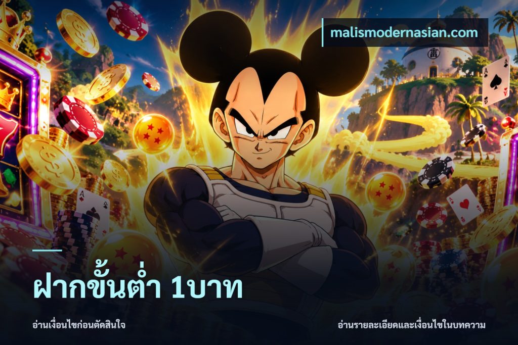 ฝากขั้นต่ำ 1บาท