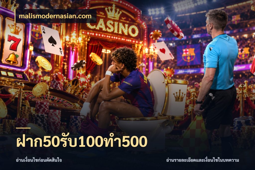 ฝาก50รับ100ทํา500 โปรยอดรับที่สายเกมสนใจ ในมุม malismodernasian.com