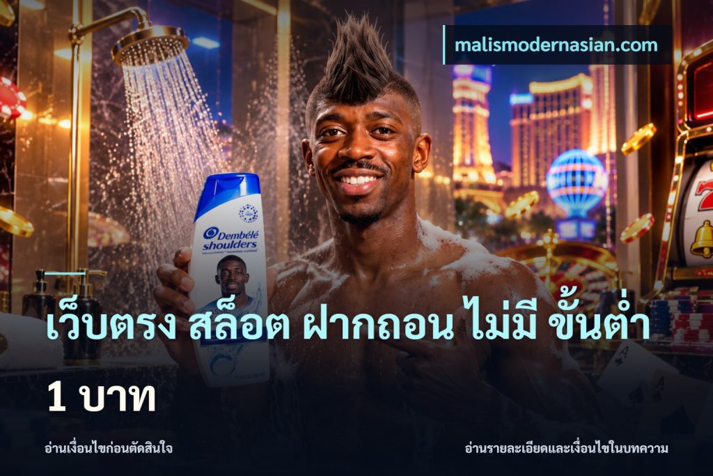 เว็บตรง สล็อต ฝากถอน ไม่มี ขั้นต่ำ 1 บาท