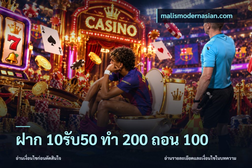 ฝาก 10รับ50 ทํา 200 ถอน 100